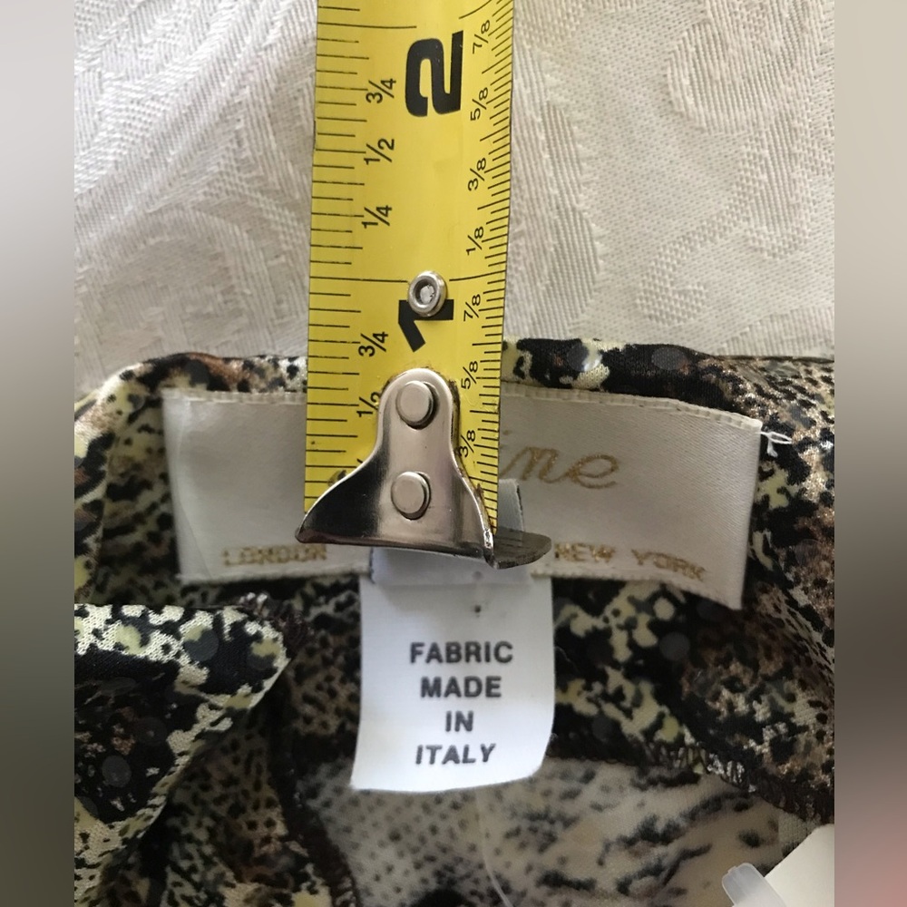 NWT  Janine Paris ‎ Sequin Snakeskin Dress SZ M - Picture 9 of 10